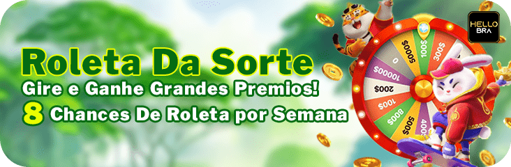 Roleta Da Sorte Gire e Ganhe Grandes Premios! 8 Chances De Roleta por Semana